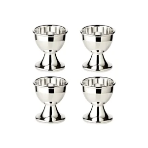 Eierbecher versilbert, 4er Set
