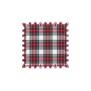 Serviette Tartan Rot, 2er Set