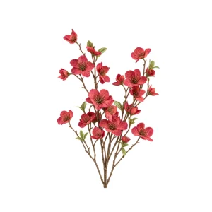Christrose Zweig Rot Realtouch