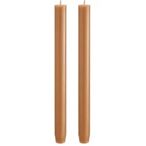 Stabkerzen Sisal Braun, 2er Set
