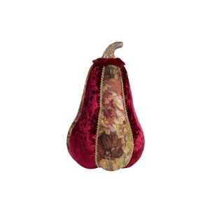 Dekokürbis Butternut Samt Bordeaux
