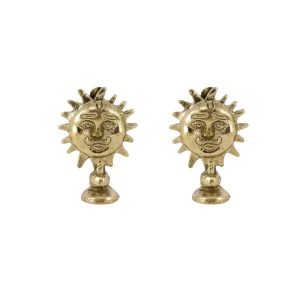 Platzkartenhalter Sonne, 2er Set