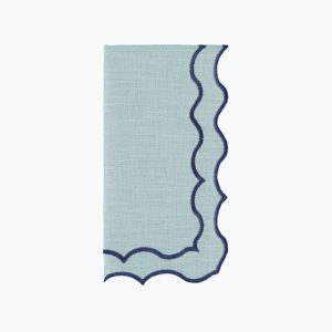 Stoffservietten Wasserblau, 2er Set