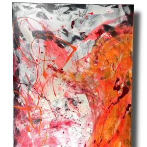 "PEACH VIBES" von elocin ART